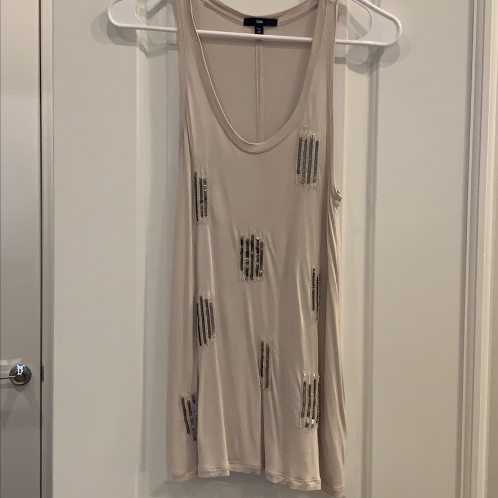 Sequin tank top
